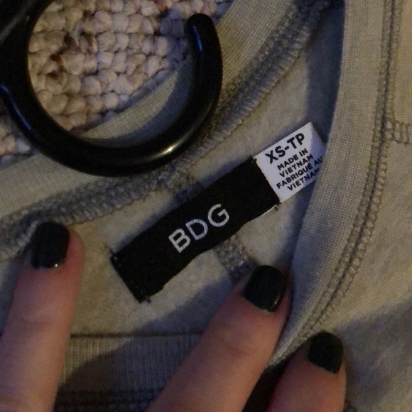 UO BDG green skater style fleece lined dress. - Picture 2 of 4